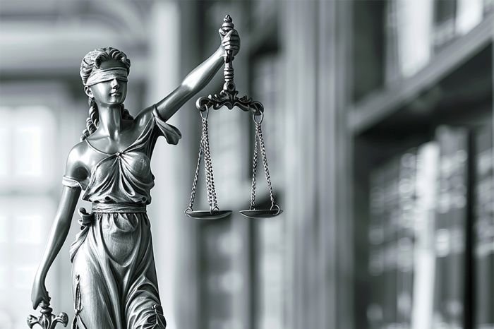 Foto: Statue von Justitia